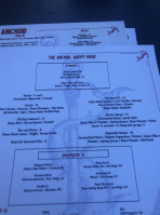The Anchor menu