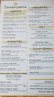 The Churro Waffle menu