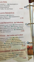 Bio-bäckerei Café-konditorei Natureis-manufaktur Stöcher menu