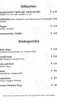Gasthaus Traube Brennar menu