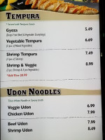 Yogis Grill menu