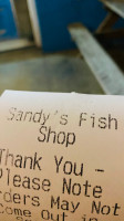 Sandy's Fish Shop inside