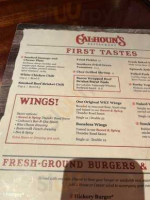 Calhoun's Maryville menu