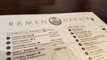 Ramen Hakata food
