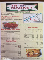 138 Fish Market menu