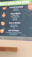 Ramen Hood menu