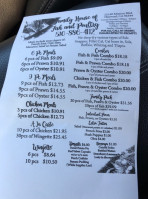 Family House Of Fish & Poultry menu