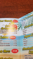 Mariscos El Cachanilla menu