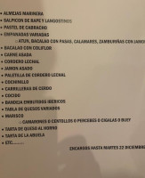 Dame La Brasa menu