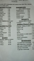 Seafood Carry Out menu
