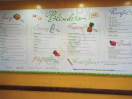 Blenders In The Grass menu