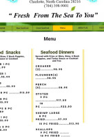 West End Fresh Seafood Market menu