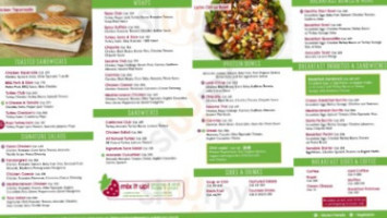 Nature's Table menu