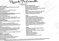 Renato Pedrinelli Restaurant, Wine Shop Bar menu