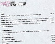 Post House Clarens menu