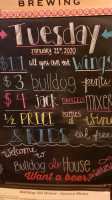 Bulldog Ale House menu