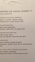 Mooncusser menu