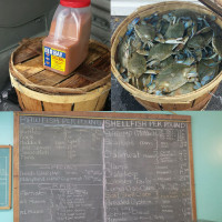 Potomac Seafood Market food