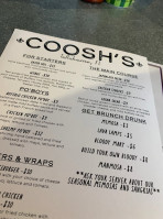 Coosh’s food