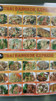 Thai Bangkok Express menu