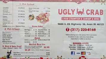 Ugly Crab menu