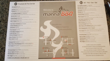 Manna Bbq Mira Mesa menu