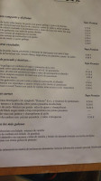 Café Mirás menu