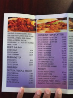 Mike's Seafood menu