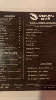 Shaking Crab Clifton menu