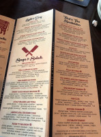 Backporch Drafthouse West menu