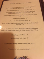 Dragonfly Restaurant menu