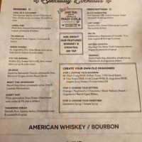 Prohibition Kitchen menu