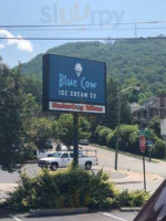 Blue Cow Ice Cream outside