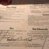 Harry's Savoy Grill menu
