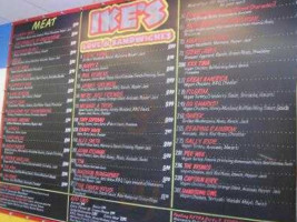 Ike's Love Sandwiches menu