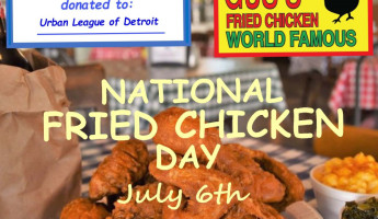 Gus's World Famous Fried Chicken food