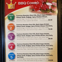 Galbi King menu