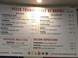 Antico Pizza menu
