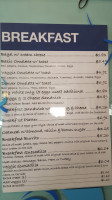 Cafe Nine menu
