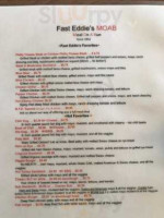 Fast Eddie's Moab Meal on Bun menu