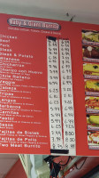 Baby Burritos menu