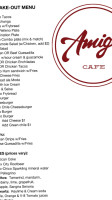 Amigo Cafe menu