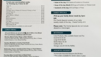 Gg's Heavenly Soul Food menu