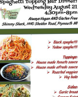 Shimmy Shack menu