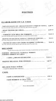 La Bodega De Salteras menu