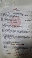 Danny's Hot Dog menu
