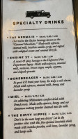 Tala Coffee Roasters Highwood Cafe menu