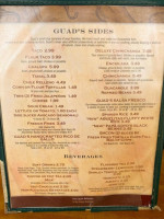 Guadalajara menu
