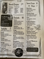 Cafe Sevda menu