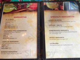 El Paseo Inn menu